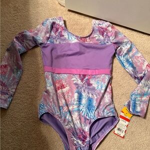 Girls 10/12 L Long Sleeve Leotard